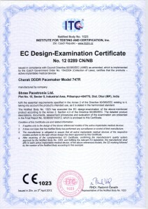 Charak DDDR CE certificate